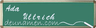 Ada Ullrich Visitenkarte